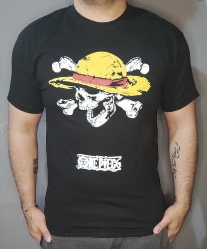 Playera Unisex Calaca One Piece Real